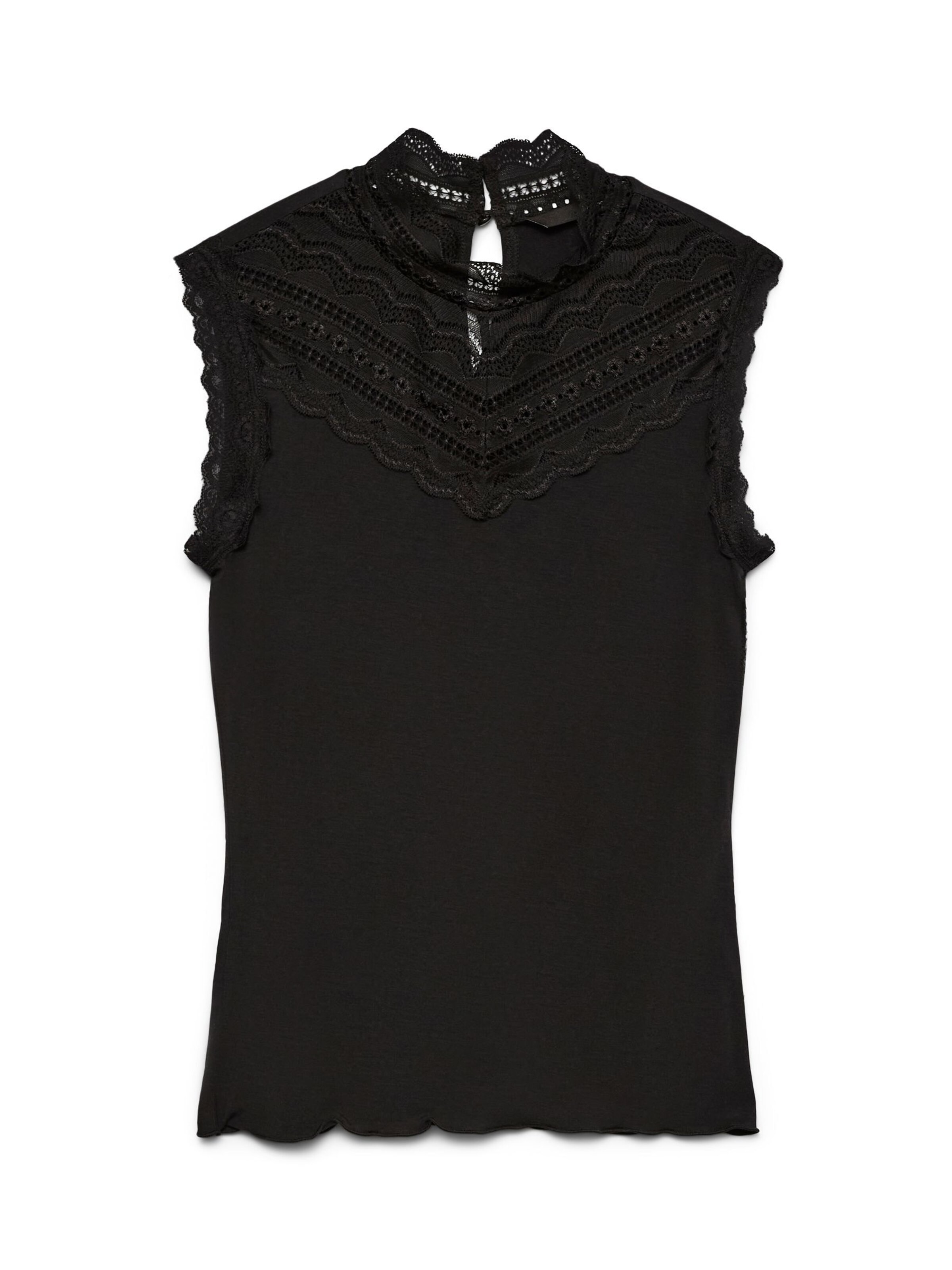 VERO MODA Top 'VMSkye' in Black: front