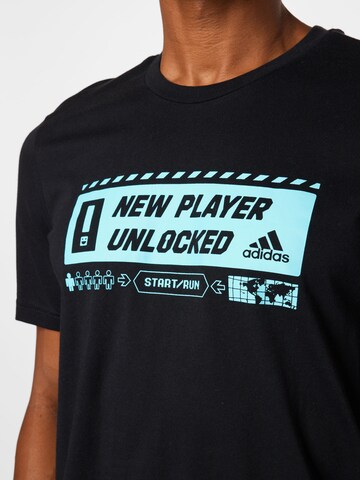 ADIDAS PERFORMANCE - Camiseta funcional en negro