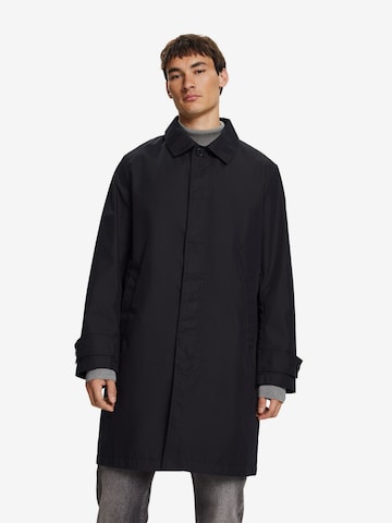 ESPRIT Between-Seasons Coat in Black: front