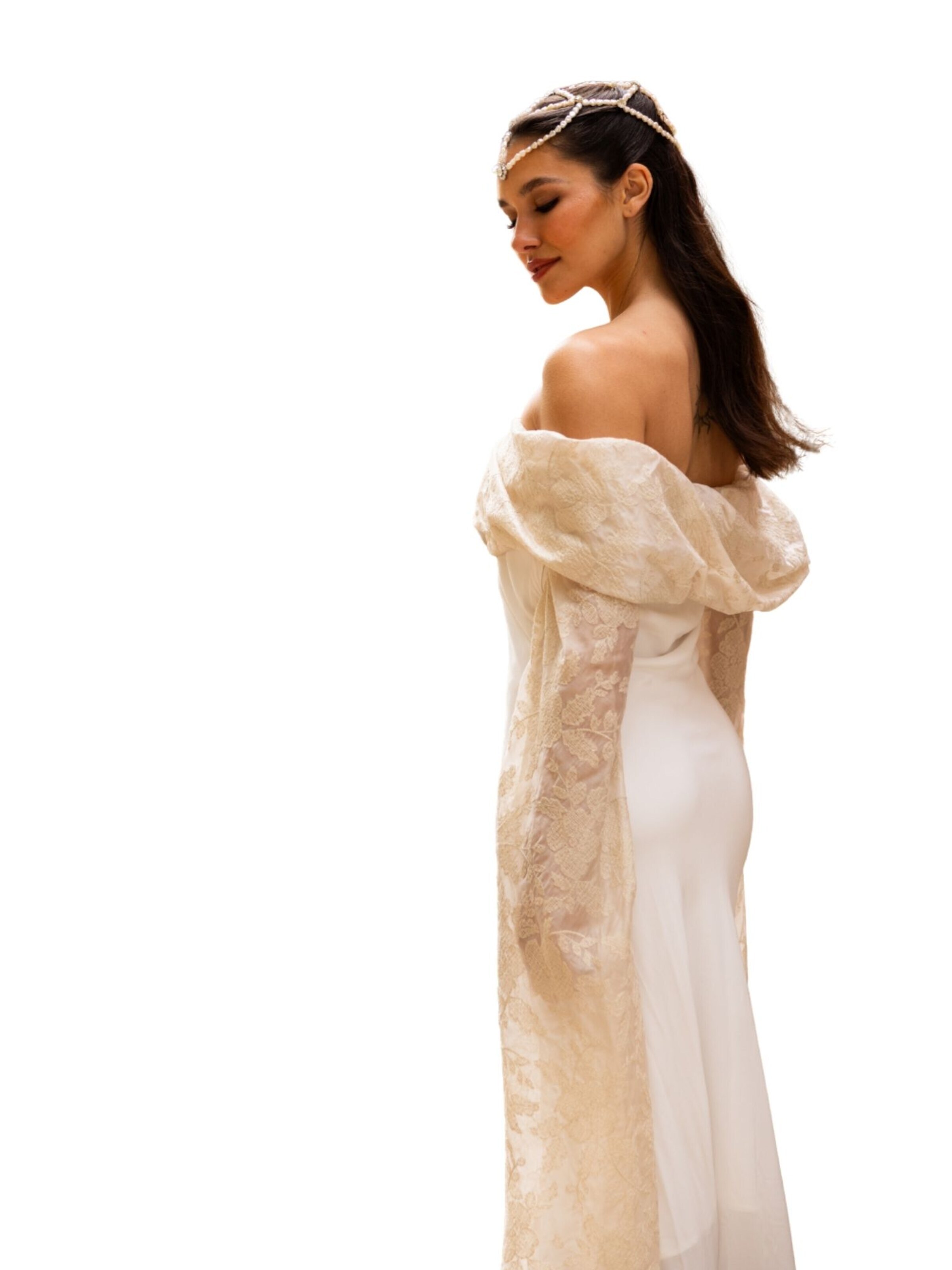 Abito da cocktail 'Habarana' di Nisia PartyWear in bianco