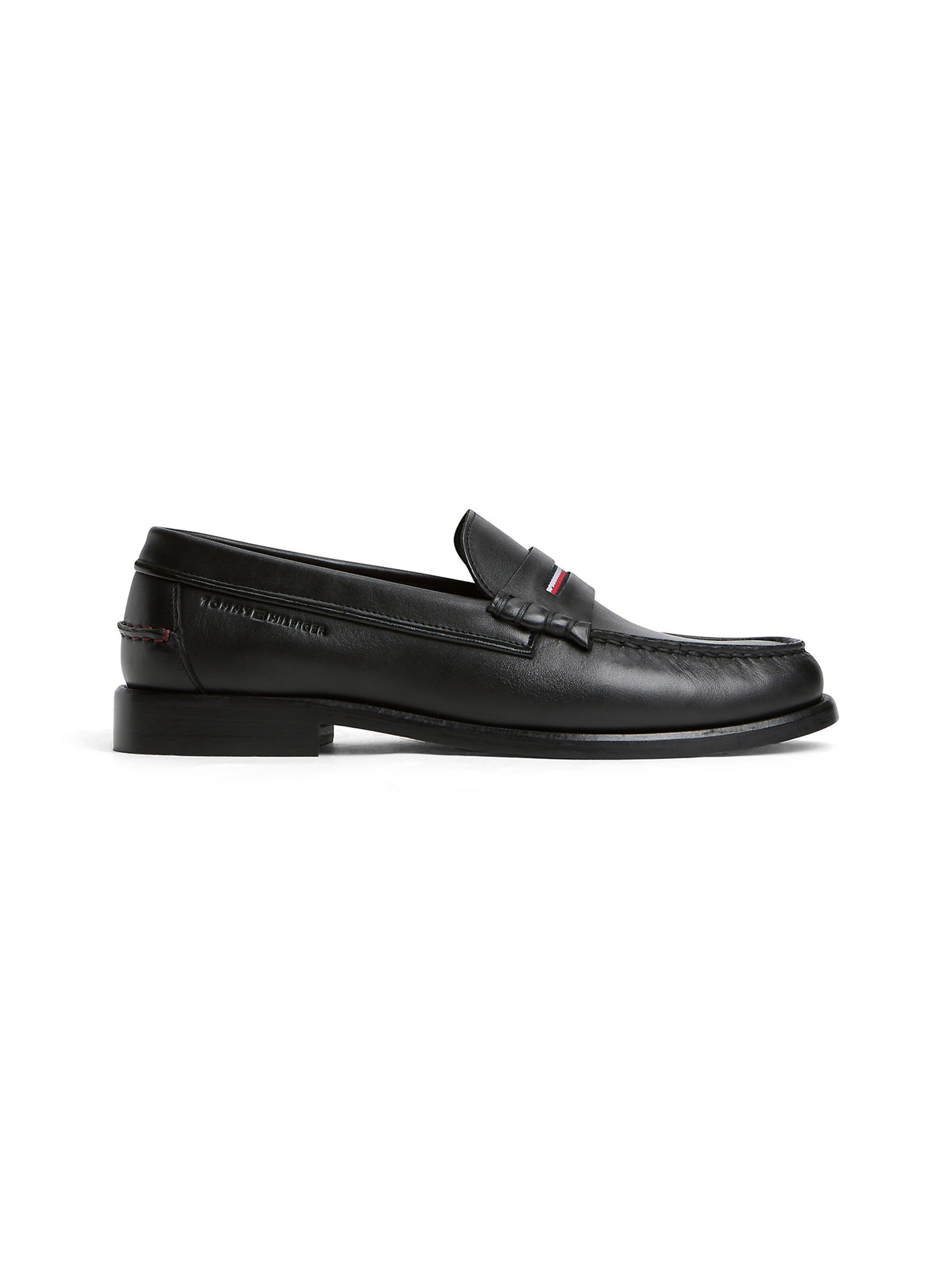 TOMMY HILFIGER Slip-ons in Black: front