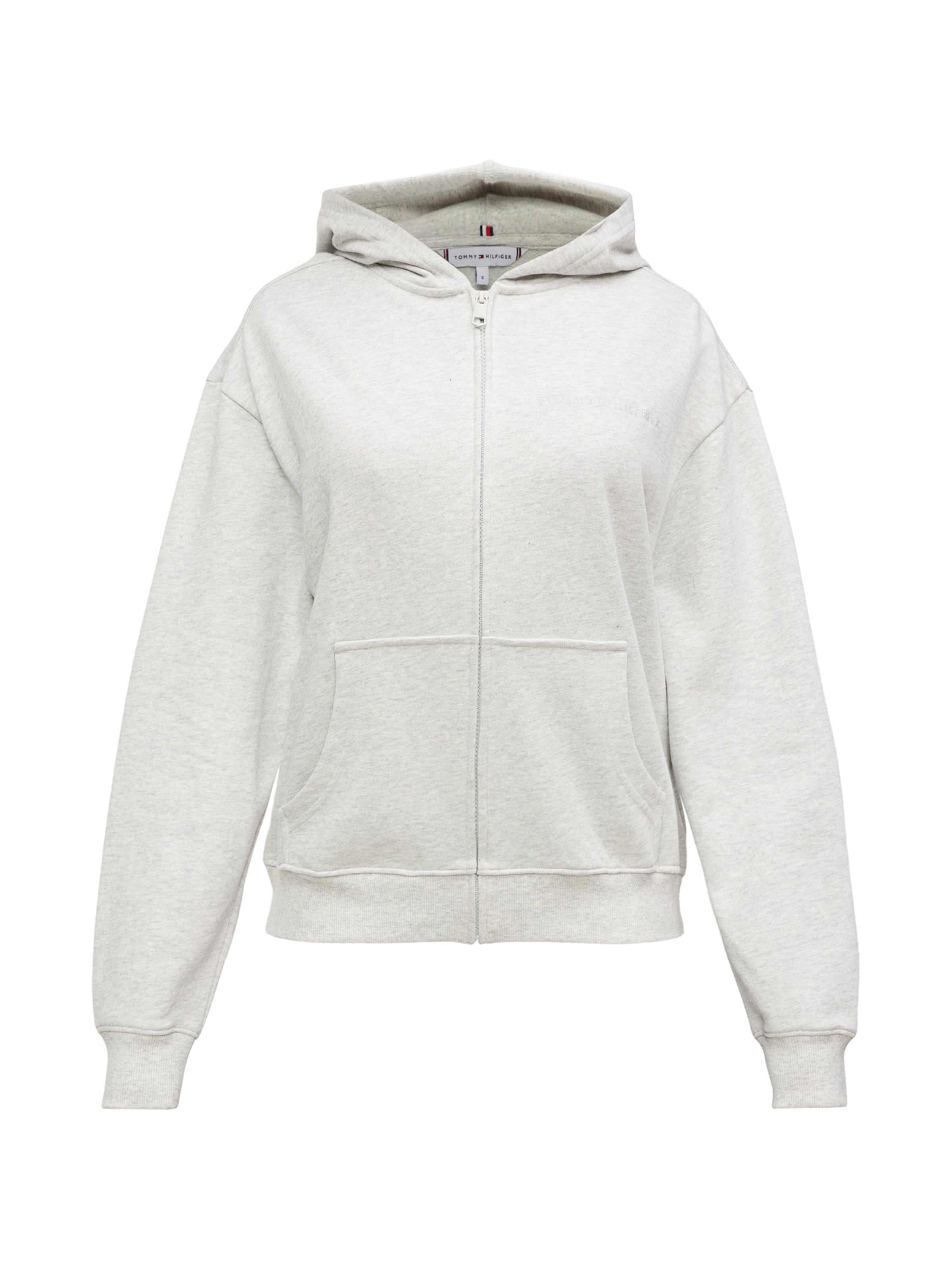 Giacca di felpa 'Essential' di TOMMY HILFIGER in grigio: frontale