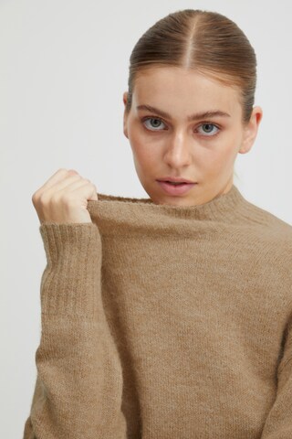 ICHI Sweater in Brown