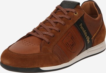 PANTOFOLA D'ORO Sneakers laag 'Avezzano Uomo' in Bruin: voorkant