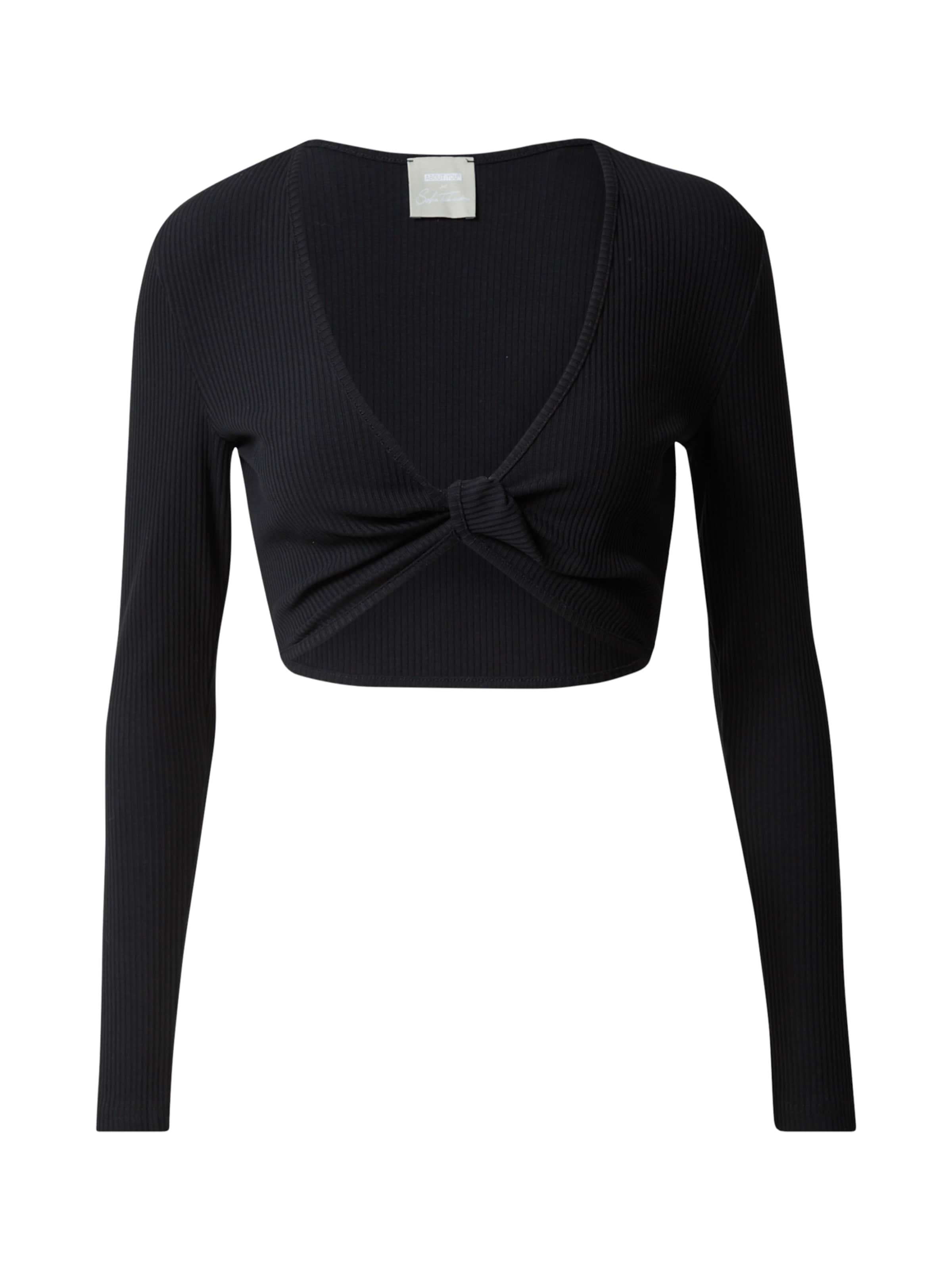 ABOUT YOU x Sofia Tsakiridou Shirt in Schwarz: Vorderseite