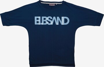 Maglietta 'Irja' di Elbsand in blu: frontale