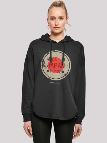 F4NT4STIC Sweatshirt 'Japanese Styles' in Zwart: voorkant