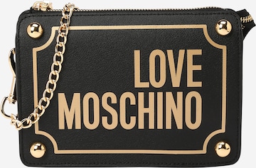 Love Moschino Schoudertas 'MAGNIFIER' in Zwart: voorkant