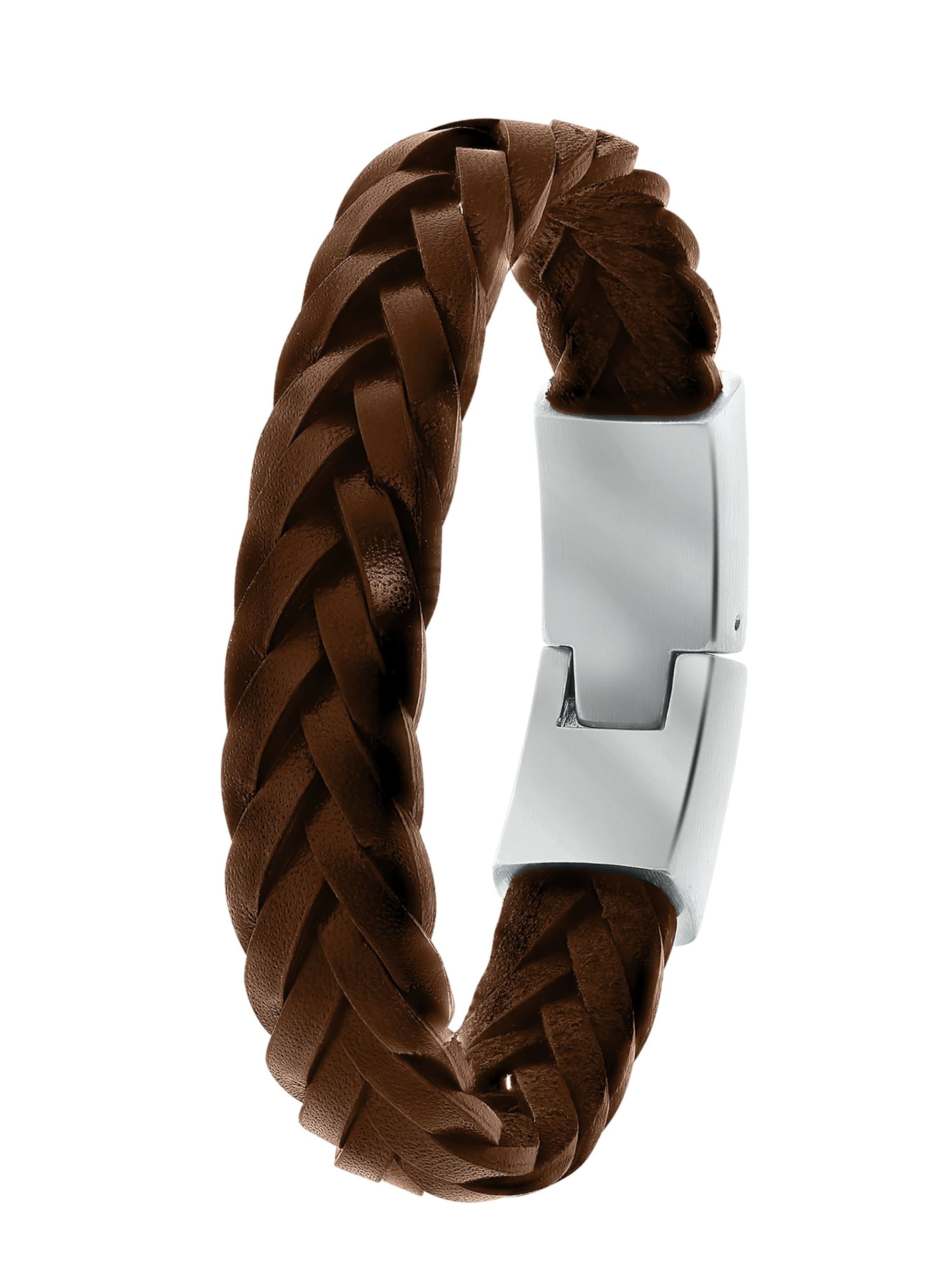 Bracelet 'Urban Story' Lucardi en marron : devant