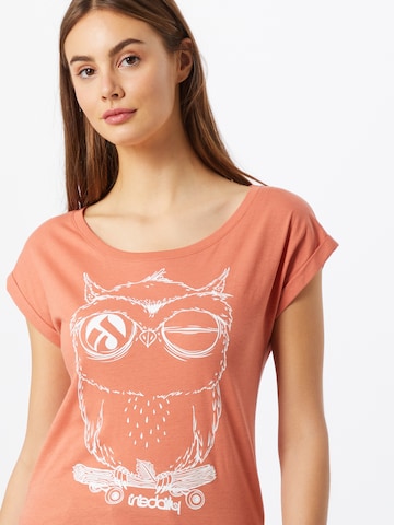 T-shirt 'Skateowl' Iriedaily en rouge