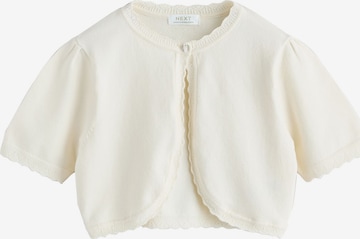 Next Neuletakki värissä valkoinen: etupuoli