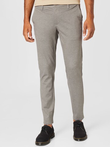 Coupe slim Pantalon chino 'MARK' Only & Sons en beige : devant