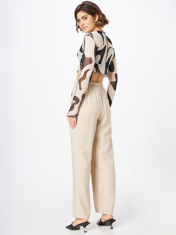 Wide Leg Pantalon 'Keela' ABOUT YOU en beige