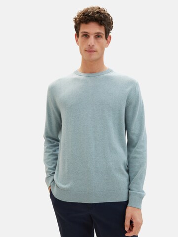 TOM TAILOR Sweater in Blue: front