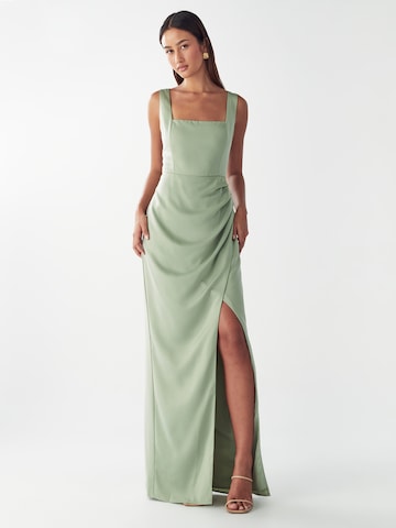 Robe de soirée 'Detroit' Willa en vert : devant