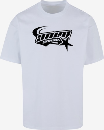 T-Shirt 'STAR' 9N1M SENSE en blanc : devant