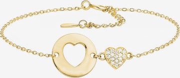 Sofia Milani Bracelet 'Heart' in Gold: front