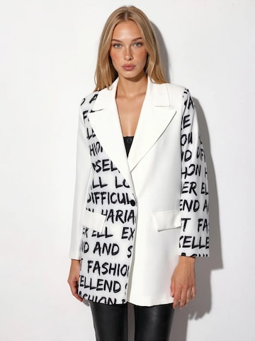 Blazer di MSN Collection in bianco: frontale