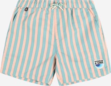 SCOTCH & SODA Ujumispüksid, värv sinine: eest vaates