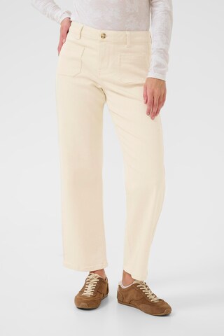 Cream Wide leg Jeans 'CRNatalia' in Beige: front
