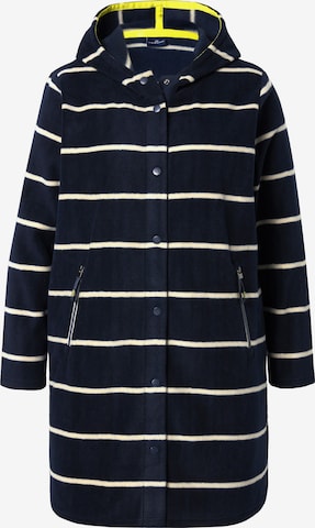 LAURASØN Fleece jas in Blauw: voorkant