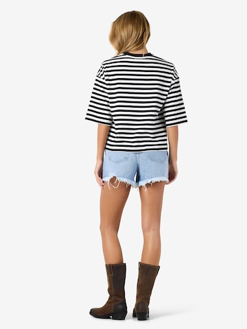 Noisy may Široka majica 'NMEMBER' | črna barva