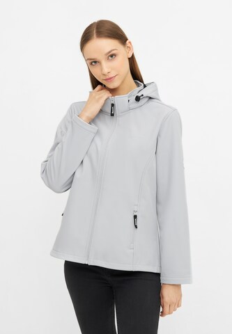 BENCH Outdoorjacke in Grau: Vorderseite