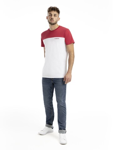 SPITZBUB Shirt 'Half Sports' in Rot