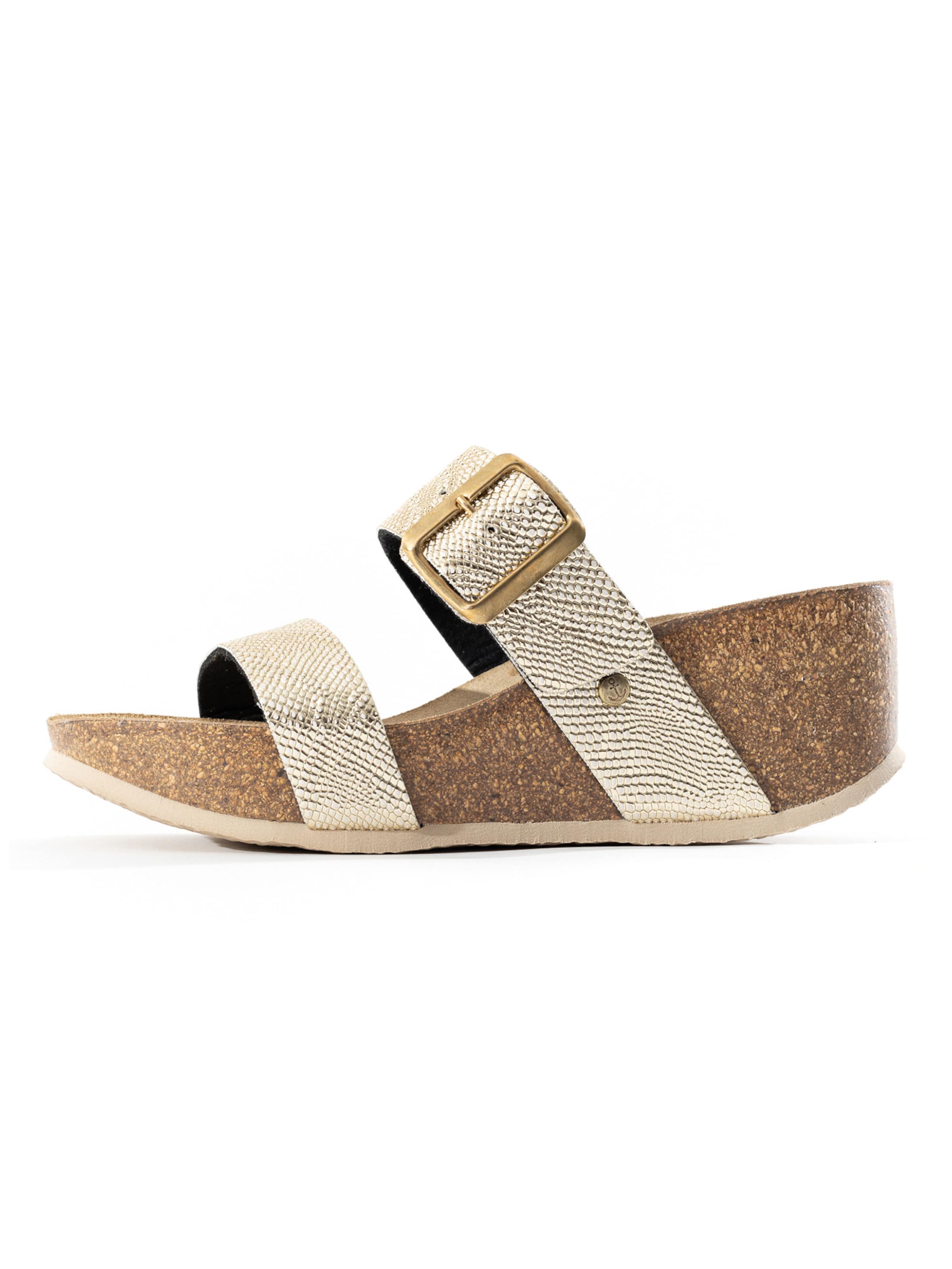 Bayton Чехли 'Philomene' в злато: отпред