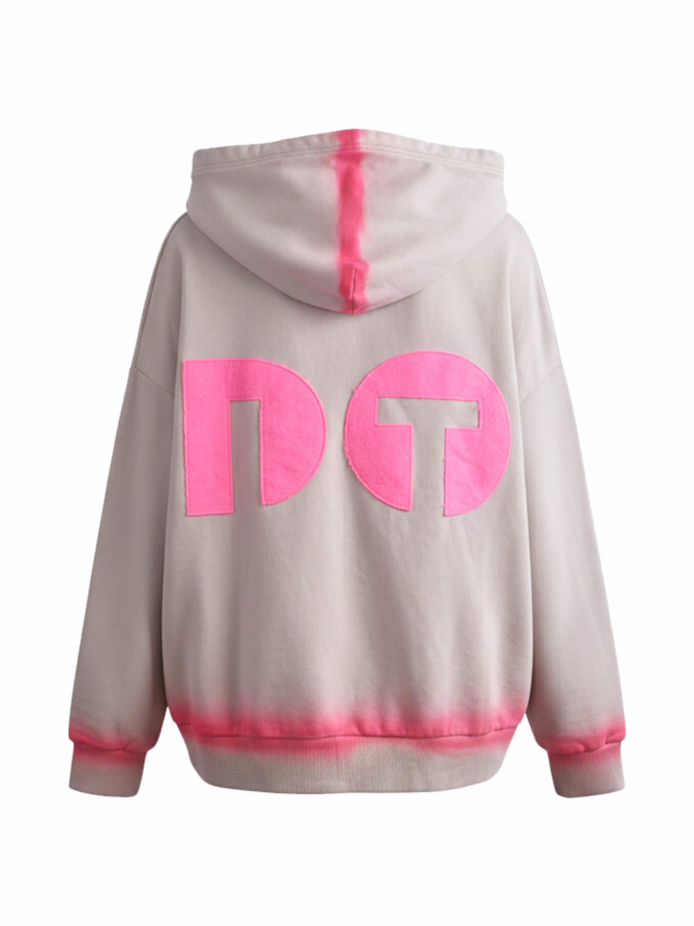 LIKS. Munich Bluzka sportowa 'Hoodie mit Patch DO IT - SimonaC' w kolorze beżowy