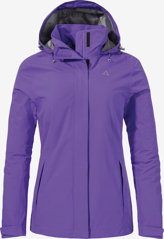 Schöffel Outdoor jacket 'Gmund' in Purple: front