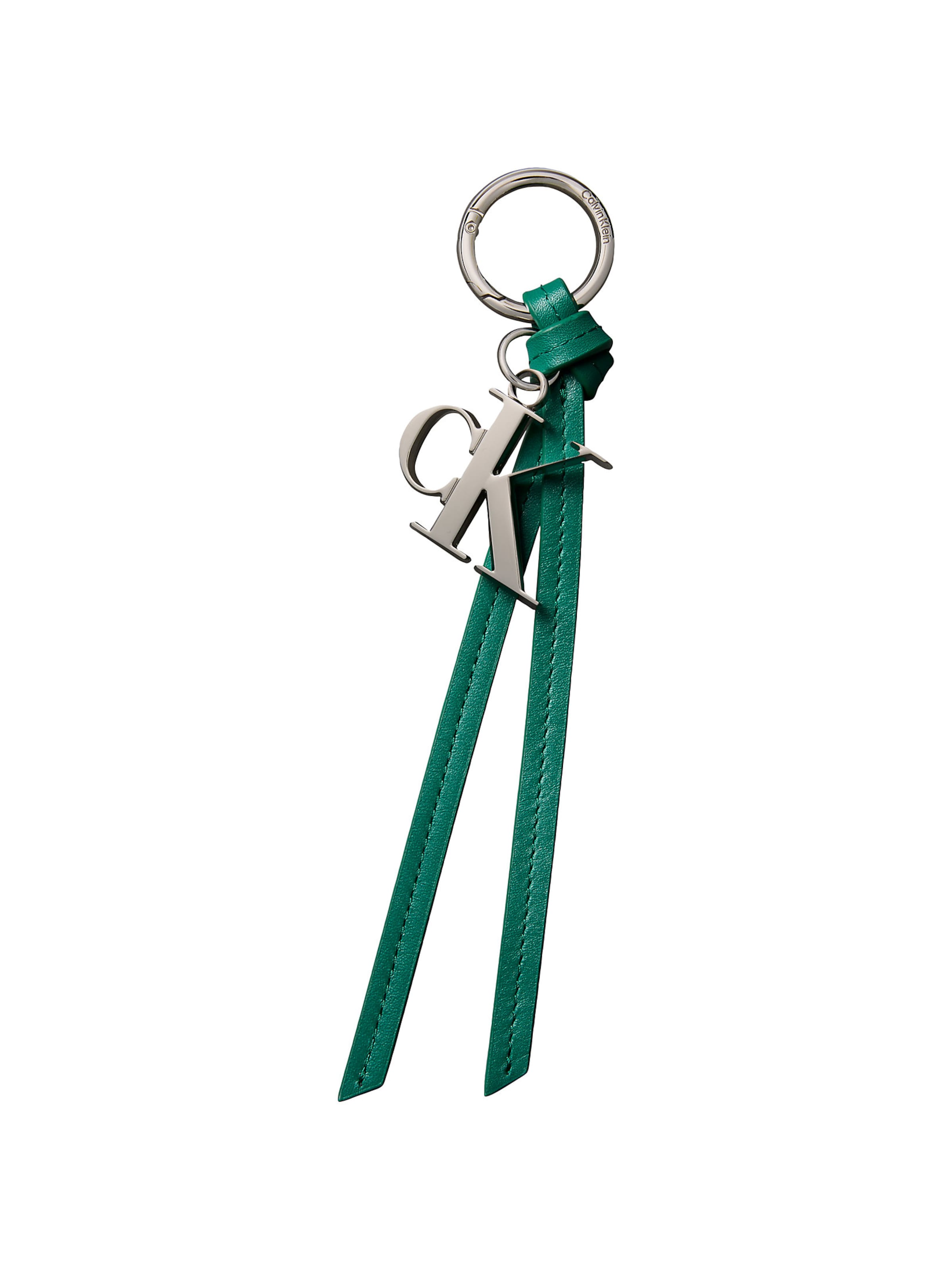 Calvin Klein Key Ring in Green: front