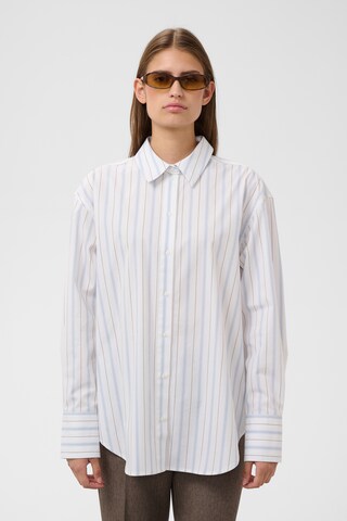 T-shirt SOAKED IN LUXURY en blanc : devant