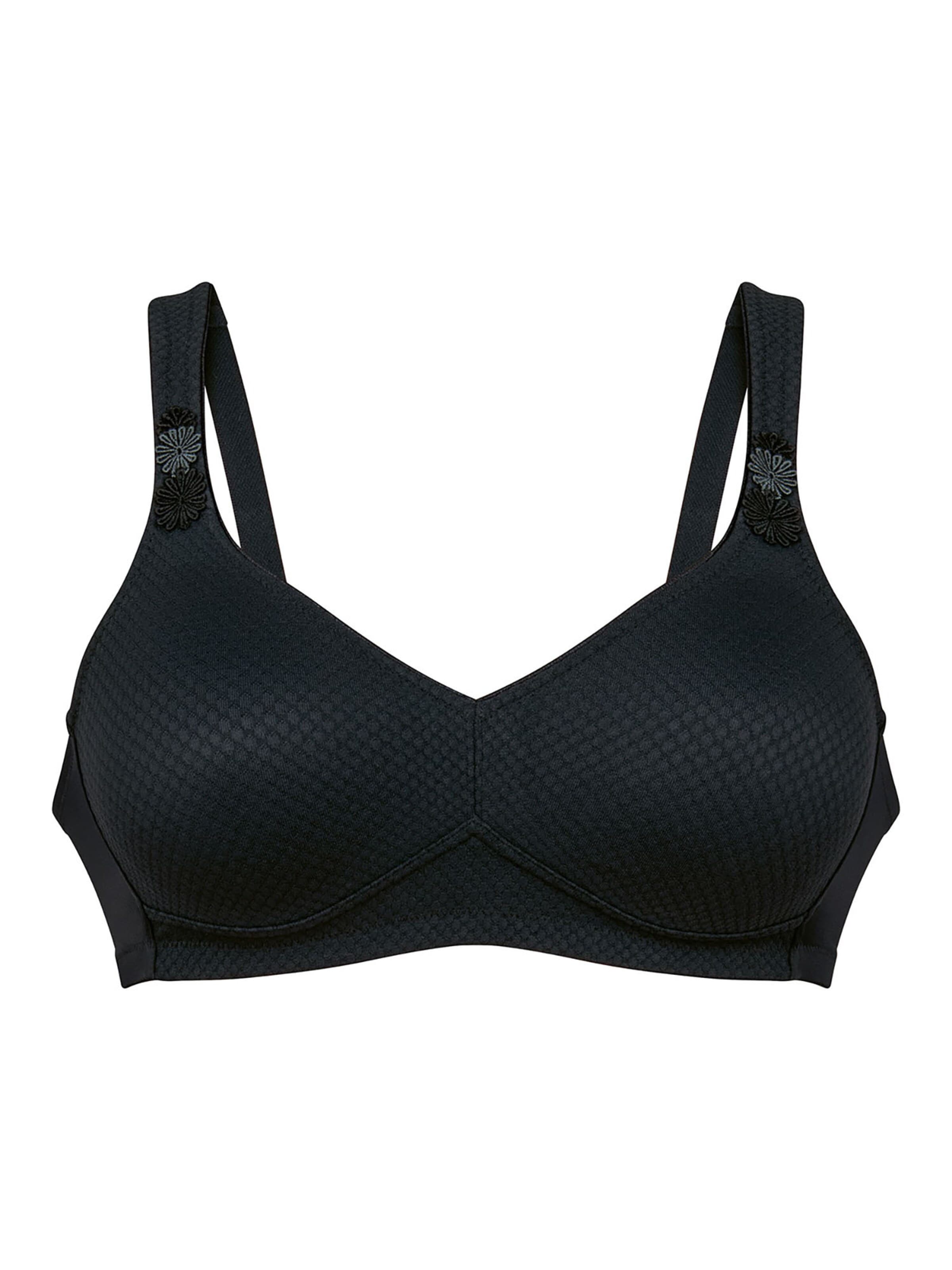 ANITA Minimizer BH 'Leni'‌‌ in Schwarz: Vorderseite