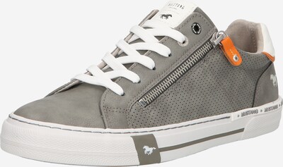 Sneaker bassa MUSTANG di colore beige chiaro / grigio scuro / arancione, Visualizzazione prodotti