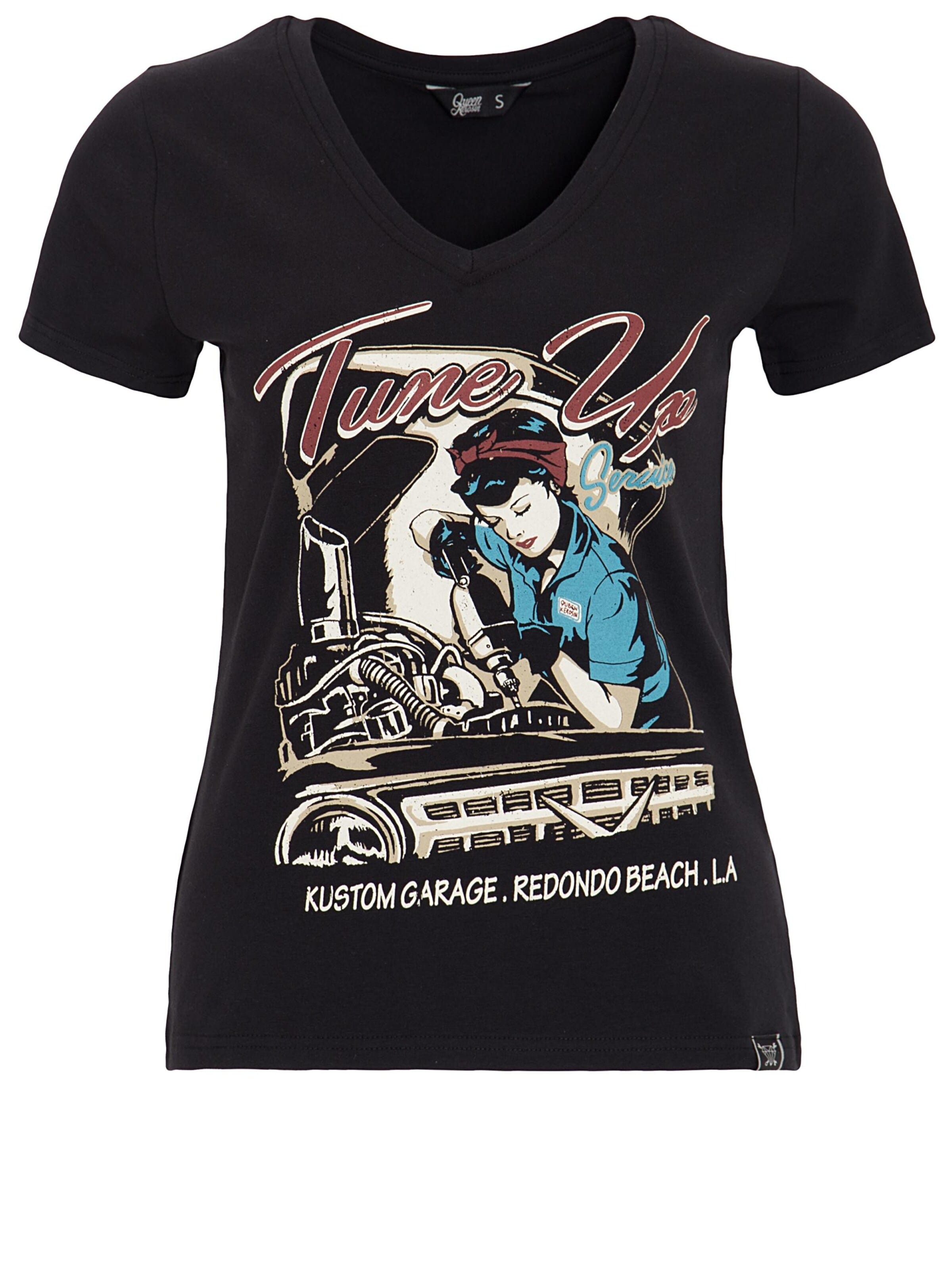 Queen Kerosin Shirt 'Tune Up' in Black: front