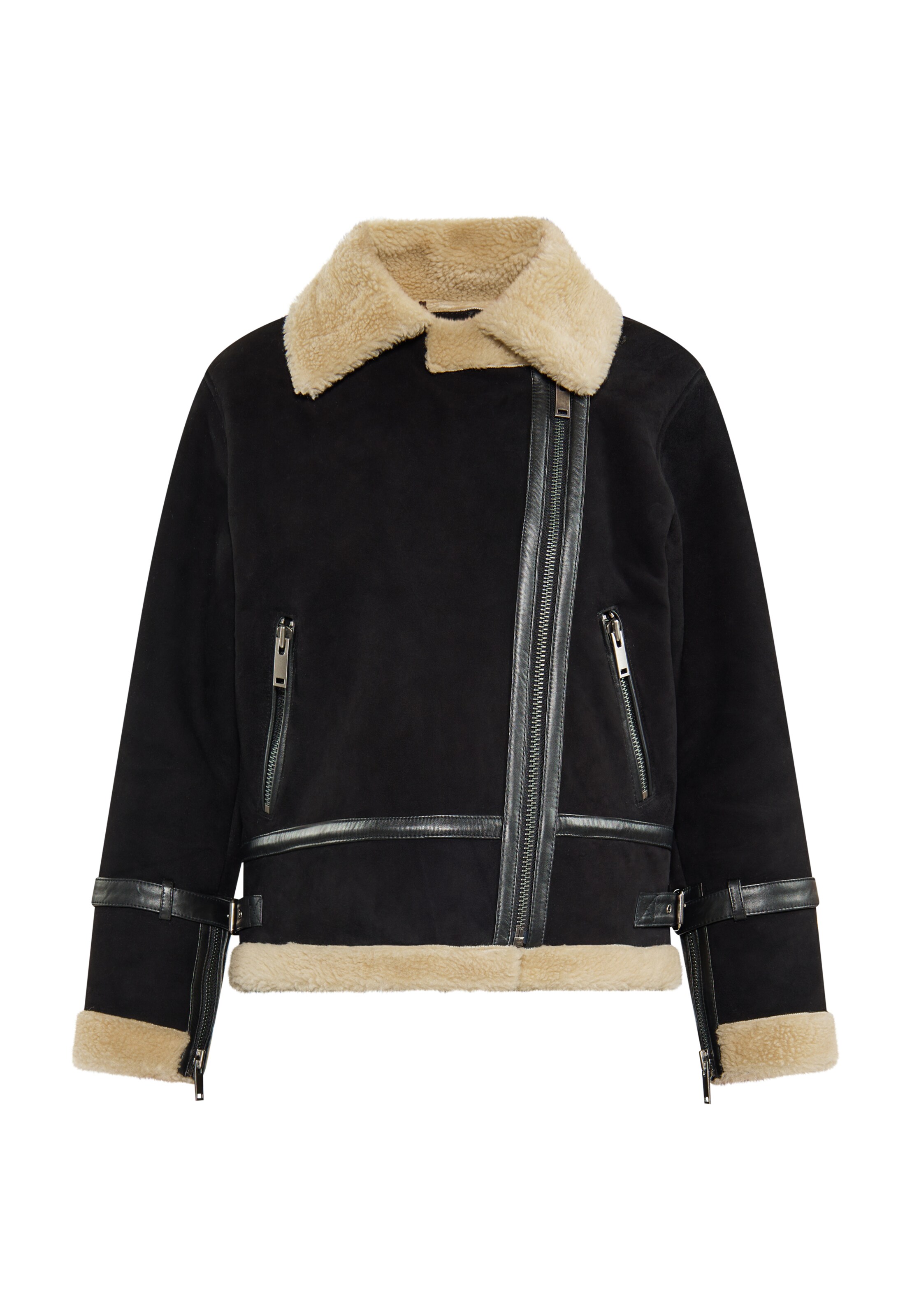 DreiMaster Vintage Tussenjas in Zwart: voorkant