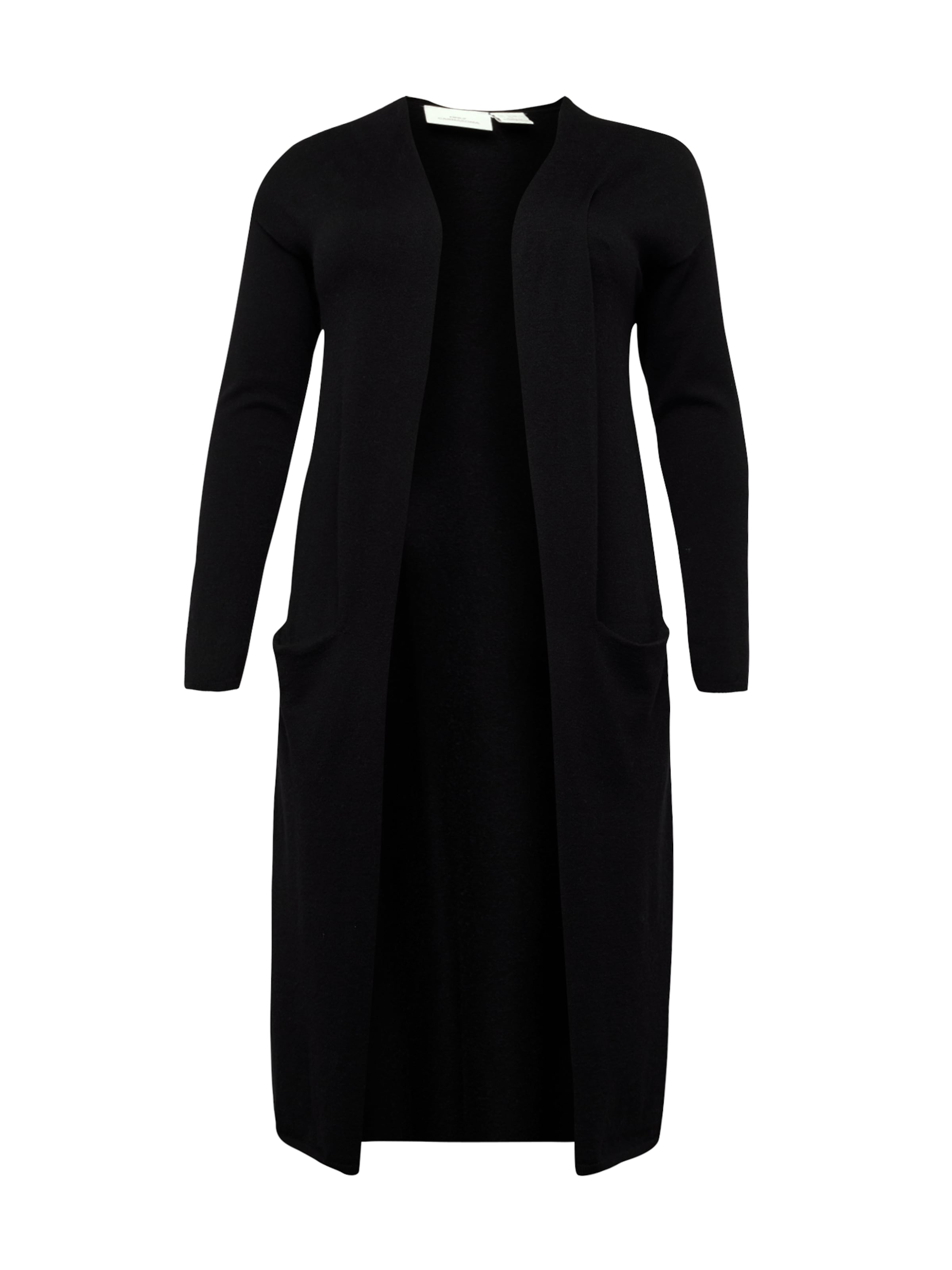 ONLY Carmakoma Knit Cardigan &#x27;CARNew Esly&#x27; in Black: front