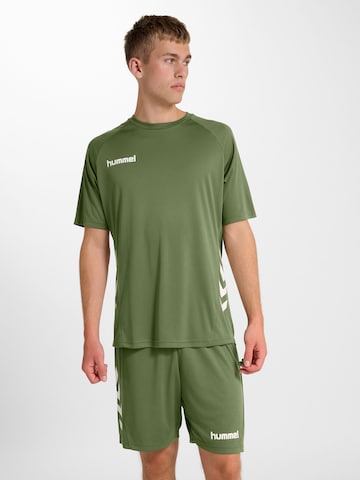 Hummel Tracksuit in Green: front