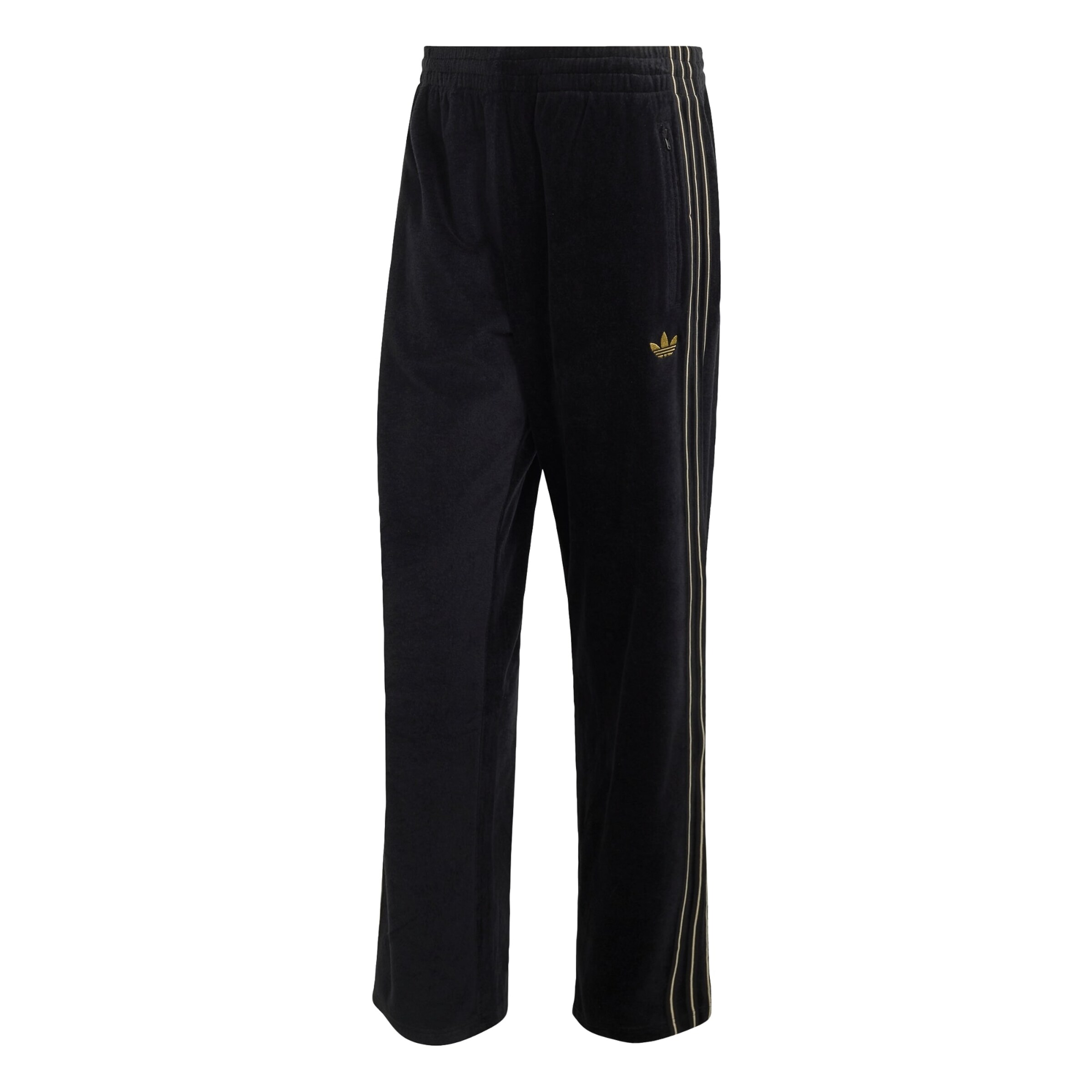 ADIDAS ORIGINALSregular Hlače 'Firebird' - crna boja: prednji dio