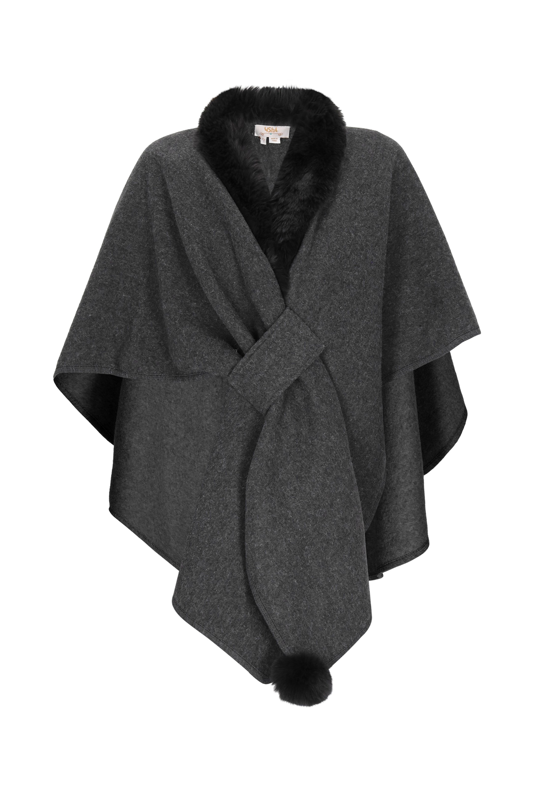 usha FESTIVAL Pláštěnka – šedá: přední strana