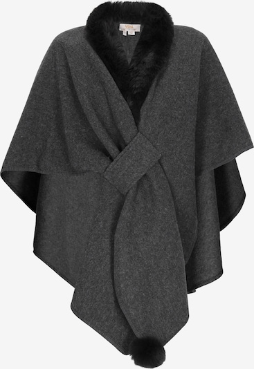 usha FESTIVAL Poncho in grau / schwarz, Produktansicht