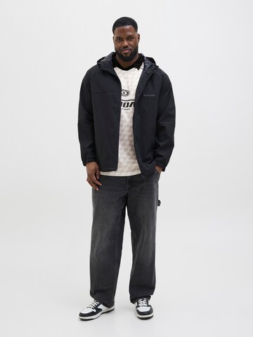 Jack & Jones Plus Μπλουζάκι 'JCORetreat' σε λευκό