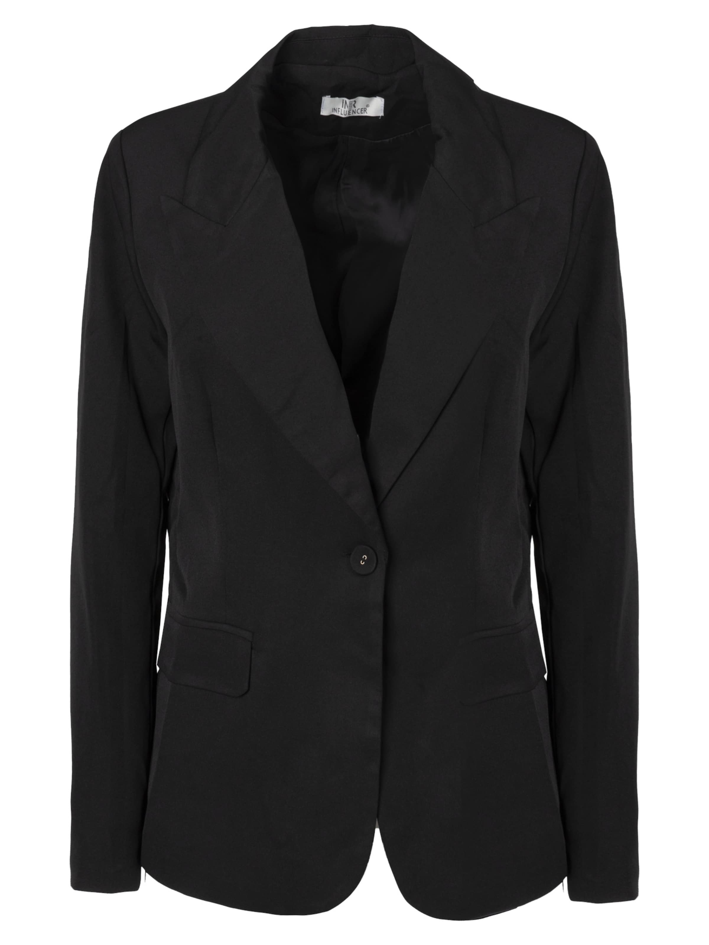 Influencer Blazer in Black: front