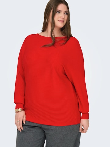 Pullover 'CARNew Adalibe' di ONLY Carmakoma in rosso