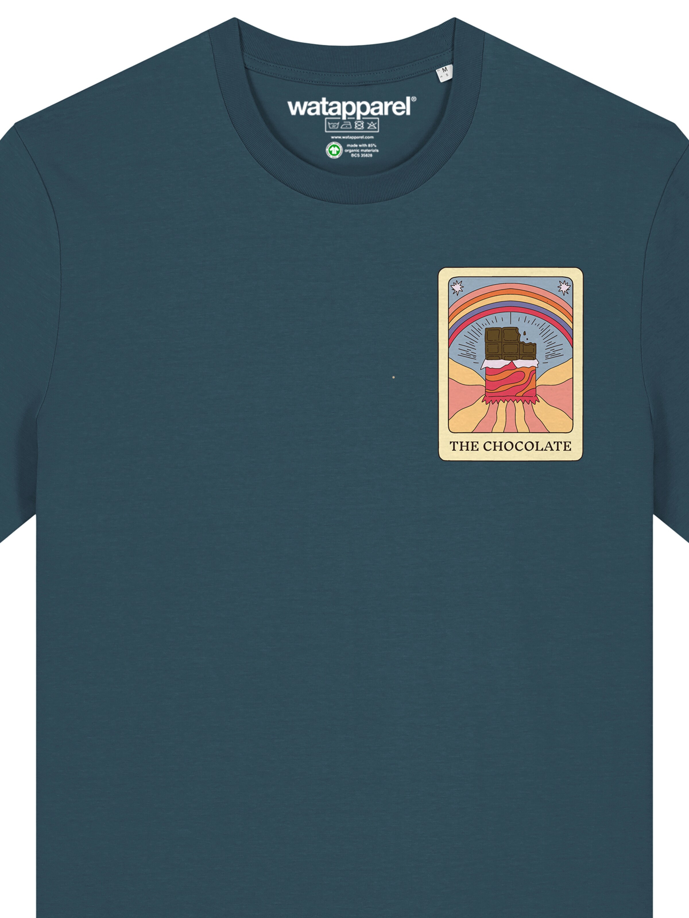 Maglietta 'Tarot The Chocolate' di Watapparel in blu