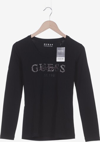 GUESS Langarmshirt XL in Schwarz: predná strana