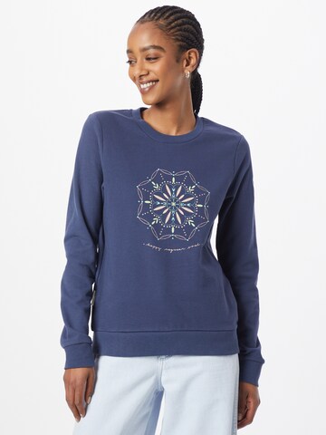 RagwearSweater majica 'EFFA' - plava boja: prednji dio