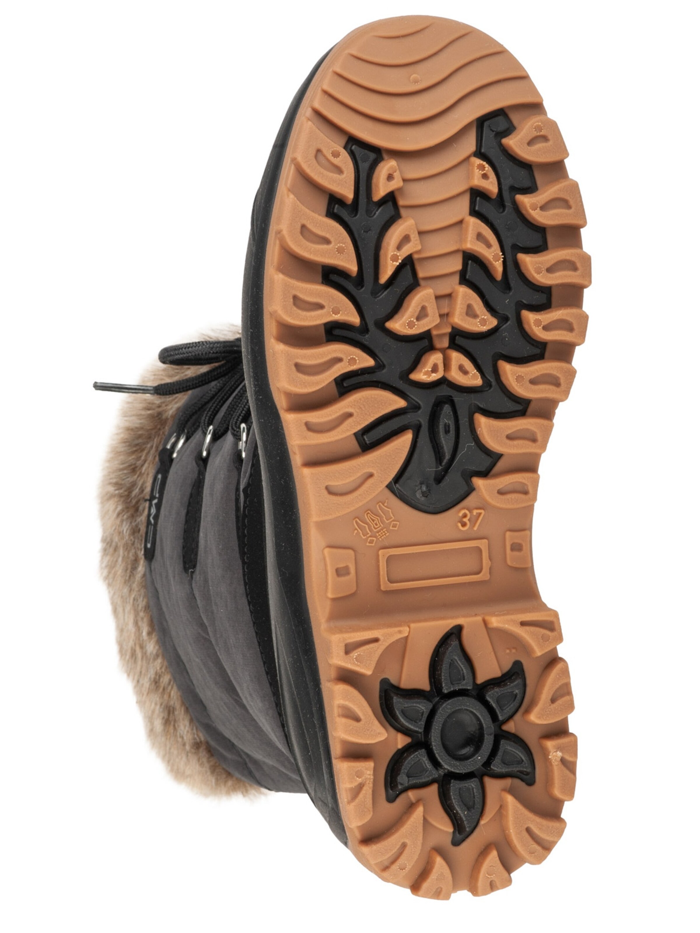 CMP Schnürstiefel 'CMP Nietos Low'‌‌ in Schwarz