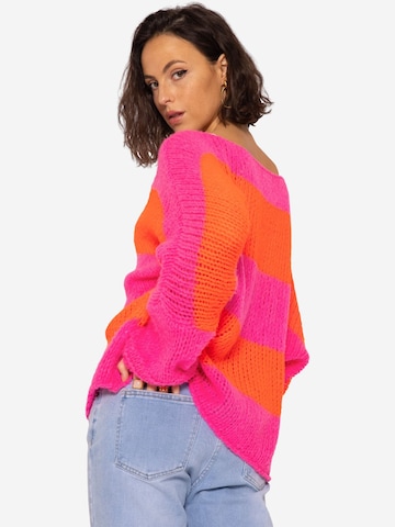 SASSYCLASSY Pullover i overstørrelse i pink
